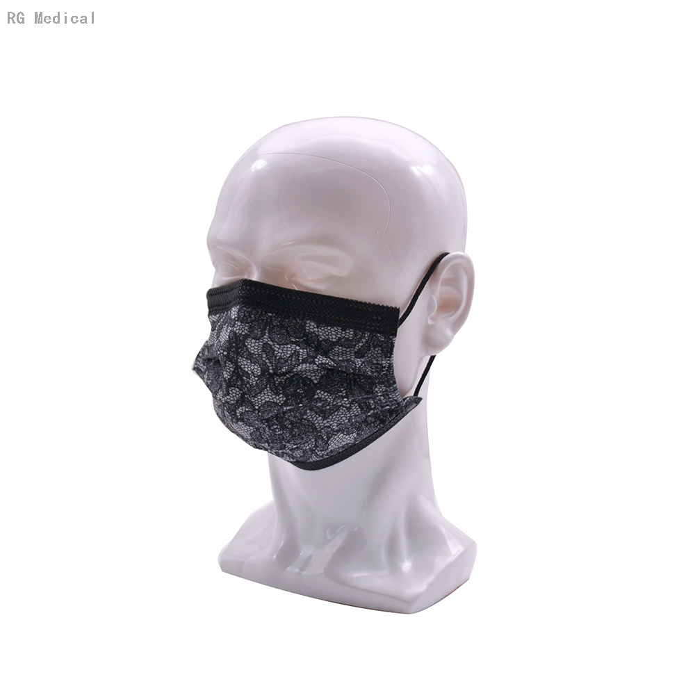 Masque anti-poussière de style dentelle pour femmes