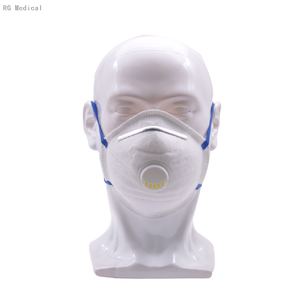 Masques faciaux jetables BFE95 Respirateur à particules FFP2 avec valve