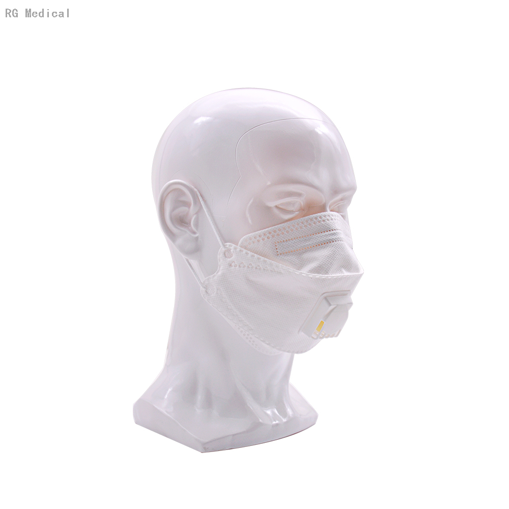 Masque anti-poussière à valve faciale FFP3 Respirateur de type poisson