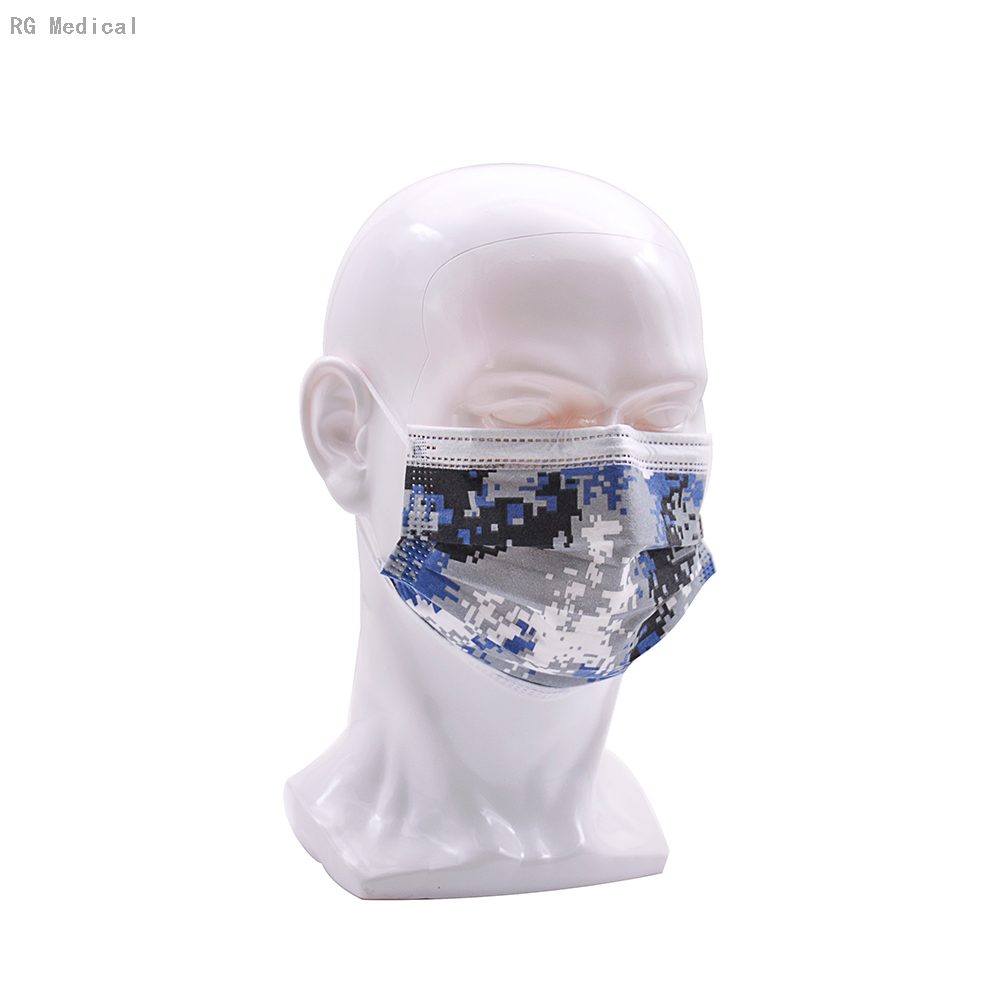 Masque facial 3ply anti-pollution de respirateur jetable de filtre à air