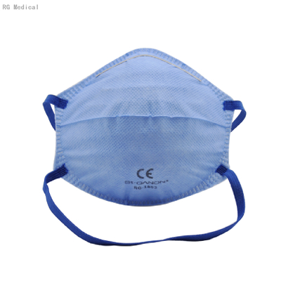 Masque facial jetable certifié CE Ffp2 respirateur anti-particules