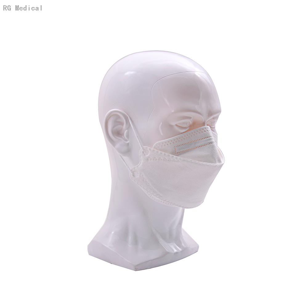 Respirateur de type poisson à masque facial à 4 plis FFP3 à usage civil
